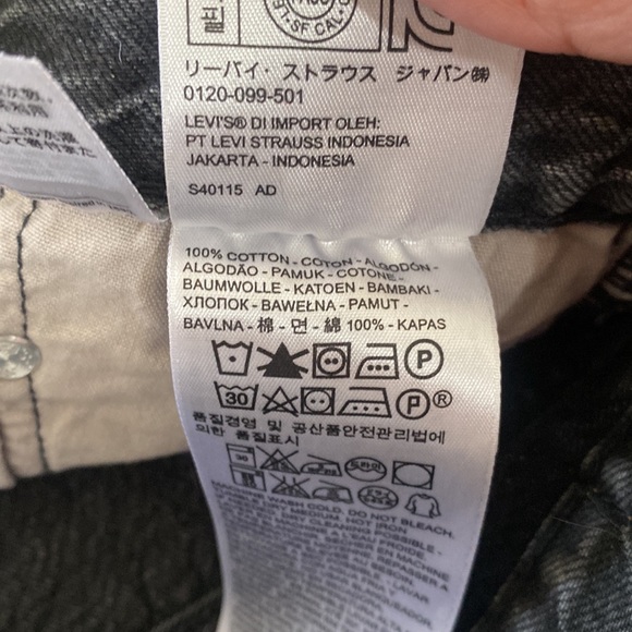 Levi’s High Rise Button Fly Cut-off Jean Shorts • Daisy Dukes • 26 - Picture 9 of 10